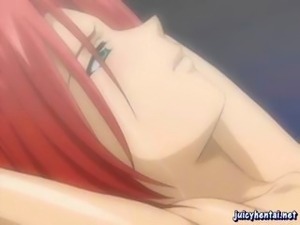 Busty, young animated redhead gets hammered hard by a shemale