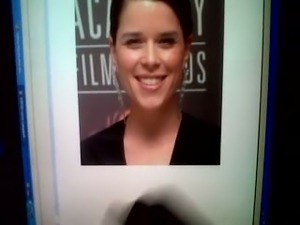 Cumshot Tribute to Neve Campbell