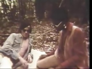 Yummy vintage video of some hot outdoor sex in the boonies