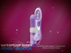 Better than amazon's Waterproof Rabbit pearl Vibrator at Half Price off Promo