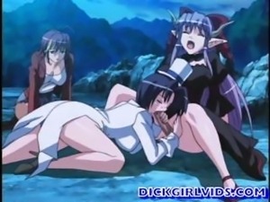 Anime dick girl hot sex and cummed