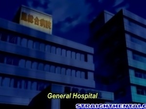 Hentai nurse gets hot fucked in bed