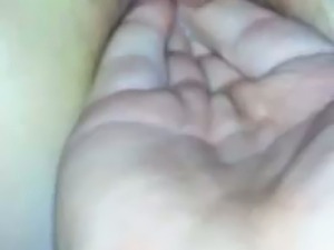 4 fingers in my hot girlfriend pussy