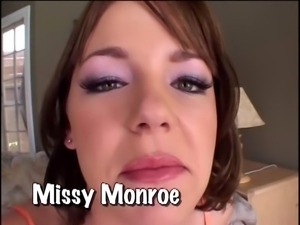 Missy Monroe roughly double penetrated