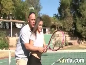 Hardcore sex at the tenis court free