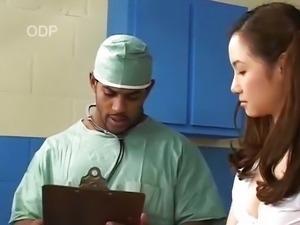 Black doctor fucks asian girl