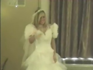 Amateur. Very nice boobed bride fuck in white stockings free