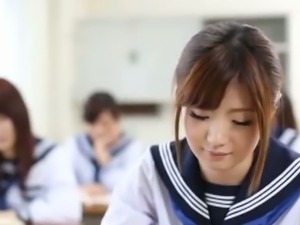 Japanese student Maya Kawamura hot fuck in POV