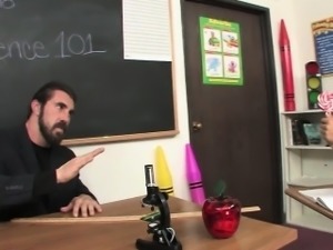 Slutty Schoolgirl Fucks Her Teacher For Good Grades!