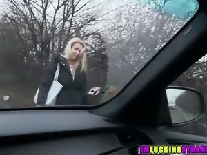 Beautiful blonde Nikki Dream gets spotted and fucked by dude