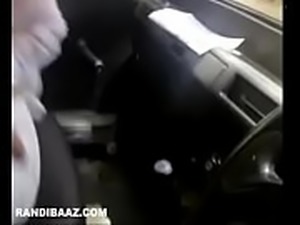 Indian amateur girlfriend blowjob inside car