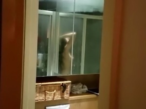 Watching her shower