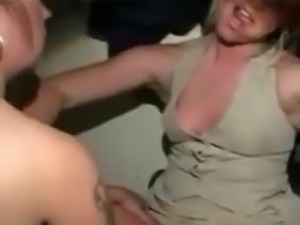 Amateur Hen Party Wives are sucking stripper&rsquo;s dick