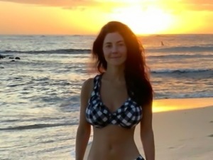 Marina Diamandis sexy bikini