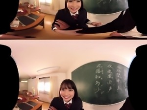 Ruri Narumiya Japanese teen gives POV blowjob