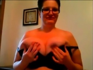 who know this woman at huge breasts?